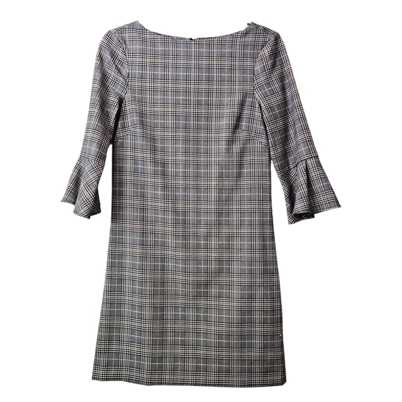 H&M Dresses & Skirts - H&M Plaid Shift Bell Dress With Bell Cuffs